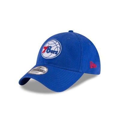 Red Philadelphia 76ers Hat - New Era NBA Core Classic 9TWENTY Adjustable Caps USA2170563